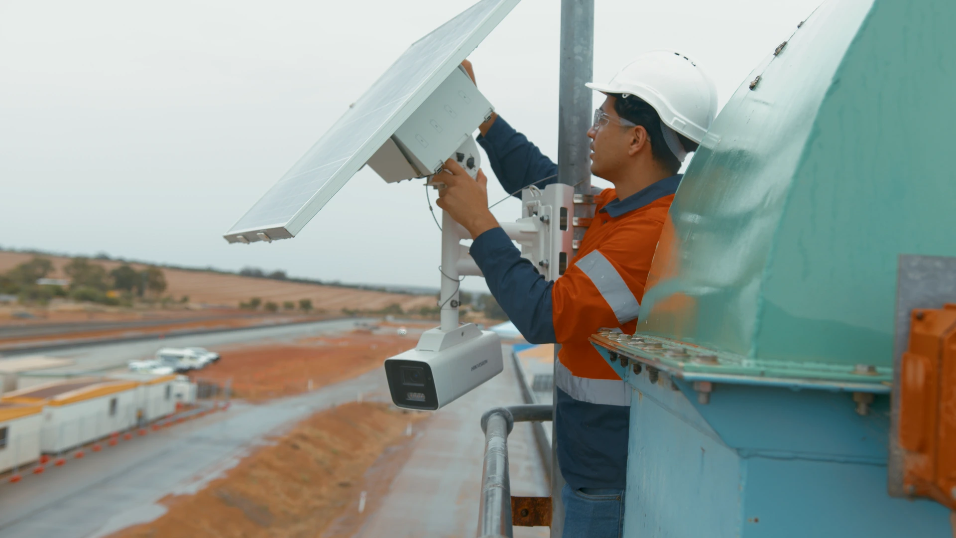 Piksort camera installed on site